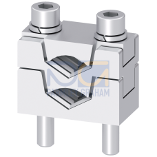 Prism terminal double 2x 35 - 70 mm2, for size NH1 1-pole with flat terminal