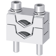 Prism terminal double 2x 35 - 70 mm2, for size NH1 1-pole with flat terminal
