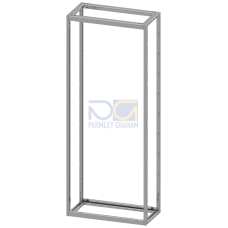 SIVACON S4, frame, H: 2000 mm, W: 800 mm, D: 400 mm, zinc plated