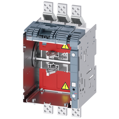 Guide frame for 3VA27 - 3-pole, front, extended terminals, accessory