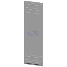 SIVACON S4 rear panel degree of protection IP4X height 2000 mm width 600 mm.