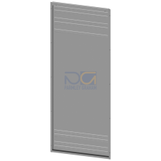 SIVACON S4 rear panel degree of protection IP4X height 2000 mm width 800 mm.