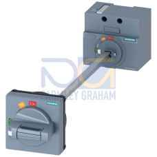 Door mounted rotary operator standard, rigid without tolerance adapter IEC IP65 with door interlocking accessory for: 3VA1 100/160