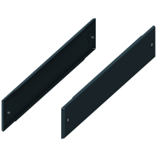 Base covers, side, H: 100 mm, D: 800 mm, sim. RAL 5020, 2 units, ...
