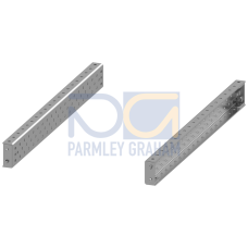 SIVACON S4, Crossbar, for frame depth 600 mm, H: 50 mm, W: 500 mm, T: 22 mm, zinc-plated