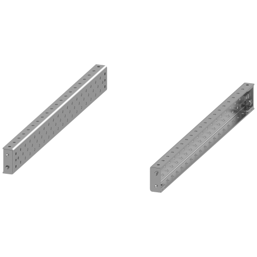 SIVACON S4, Crossbar, for frame depth 600 mm, H: 50 mm, W: 500 mm, T: 22 mm, zinc-plated