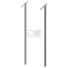 SIVACON S4, Supporting structure, inside, with main busbar, H: 1600 mm, T: 600 mm, zinc-plated