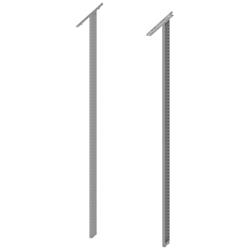 SIVACON S4, Supporting structure, inside, with main busbar, H: 1600 mm, T: 600 mm, zinc-plated