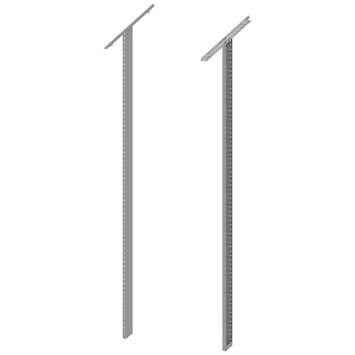 SIVACON S4, Supporting structure, inside, with main busbar, H: 1600 mm, T: 800 mm, zinc-plated