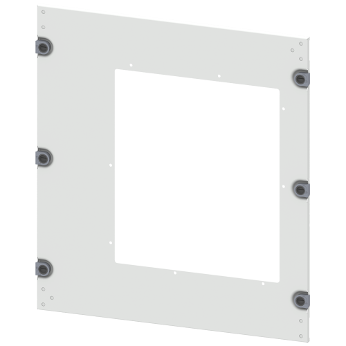 SIVACON S4 Masking frame SENTRON 3WL Switch 3WL size 1 4-pole Fixed mounting, Insert Height 550 mm W