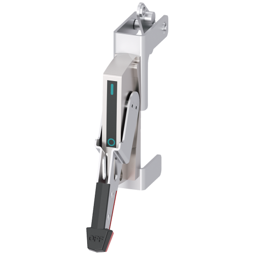 Operating unit with Bowden cable Max-Flex operator, handle, black=OFF, red=ON