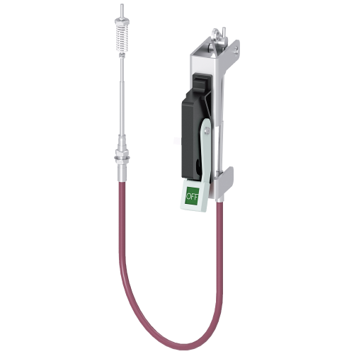 Operator with Bowden cable Max-Flex operator complete kit plastic handle