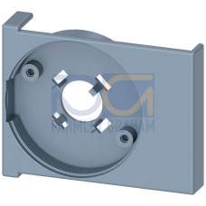 Auxiliary switch module, rotary operator, mounting adapter for side wall mounted rotary operator, accessory