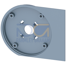 Auxiliary switch module, rotary operator, mounting adapter for side wall mounted rotary operator, accessory