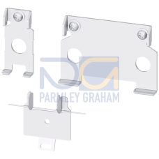 Assembly kit, for conversion to DIN rail mounting, for size NH000 4-pole