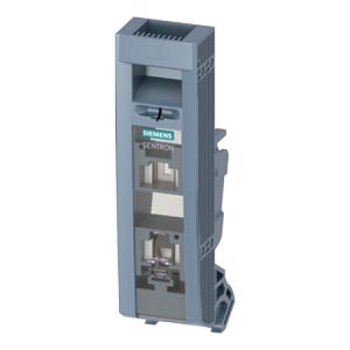 Standard fuse carrier, without fuse monitoring, for size NH1 1-pole