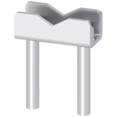 Saddle terminal 150 - 300 mm2, for size NH3 1-pole with screw connection