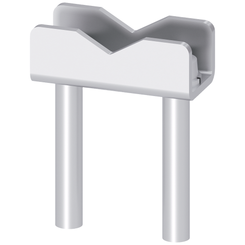 Saddle terminal 150 - 300 mm2, for size NH3 1-pole with screw connection