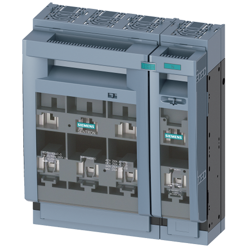 SENTRON, fuse switch disconnector 3NP1, 4-pole, NH1, 250 A, for assembly and installation on mounting plate, Flat terminal, cover level 70mm