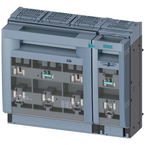 SENTRON, 3NP1 fuse switch disconnector, 4-pole, NH3, 630 A
