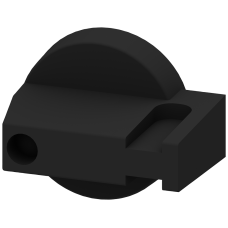 Actuating lever, Selector switch black, without masking frame, accessory for main and emergency switching-off Switch 3LD2050-0TK13