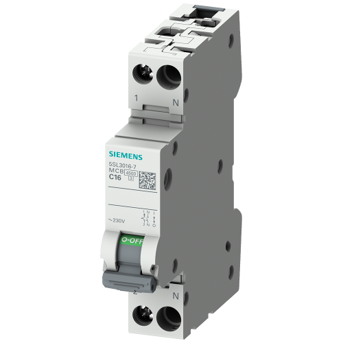 CIRCUIT BREAKER 230V 4.5KA, 1+N-POLE/1MW C20