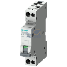 Miniature circuit breaker 230V 4.5kA, 1+N-pole/1MW, N on left C16