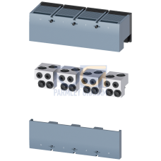 Circular conductor terminal TA4.1 2x 400 kcmil - 750 kcmil for 2 cables, 4 units