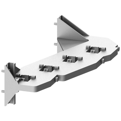 SIVACON S4 Vertical distribution busbar support Cascaded Cross-section up to 2x40x 10 mm Cross-secti