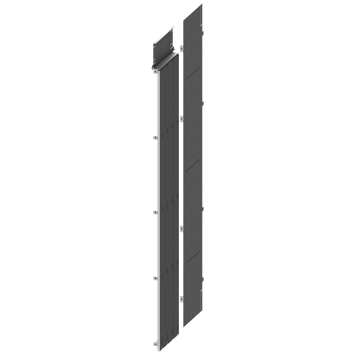 SIVACON S4 Distribution busbar subdivision Form 2B with main busbar Main busbar front and rear Depth 800 mm