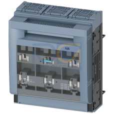 SENTRON, Fuse switch disconnector 3NP1, 3-pole, NH3, 630 A, for Busbar system 8US 60 mm, flat terminal, Cover level 32/70 mm