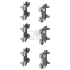 SIVACON S4, frame connection, zinc plated