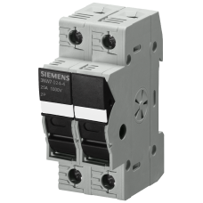 SENTRON, cylindrical fuse holder, 10 x 38 mm, 2-pole, In: 30 A, Ue DC: 1000 V, for photovoltaic appl