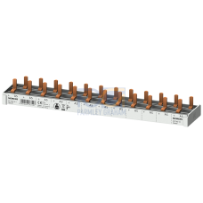 Compact pin busbar, 10 mm2, connection +/AS 12x CBE 1 MW finger-safe