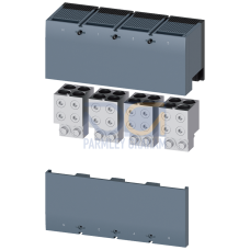 Circular conductor terminal, with control wire voltage tap, for 4 cables; 4 units