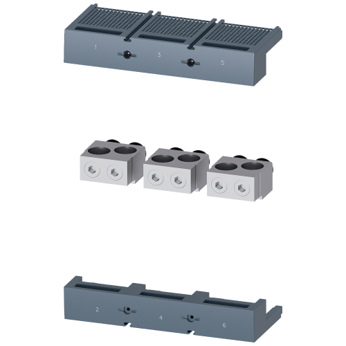 Circular conductor terminal TA3.1 2x 4/0 - 600 kcmil for 2 cables 3 units for 3VA55/65