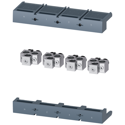 Circular conductor terminal TA3.2 3x 4/0 - 400 kcmil for 3 cables, 4 units
