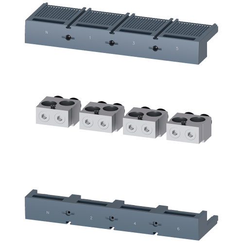 Circular conductor terminal TA3.1 2x 4/0 - 600 kcmil for 2 cables 4 units for 3VA55/65