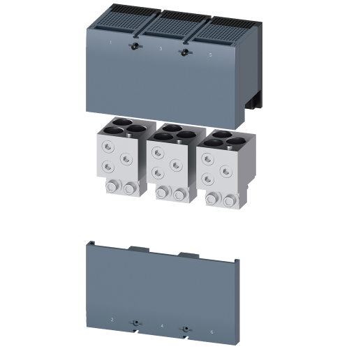 Circular conductor terminal TA4.2 3x 500 kcmil - 750 kcmil for 3 cables, 3 units