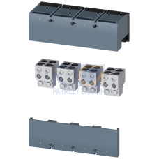 Circular conductor terminal TC4.3 4x 4/0 - 500 kcmil Cu, for 4 cables, 4 units