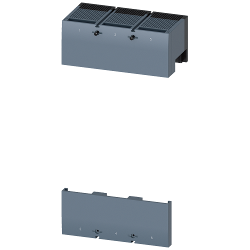 Terminal cover medium 3-pole 1 unit for 3VA55; 3VA65