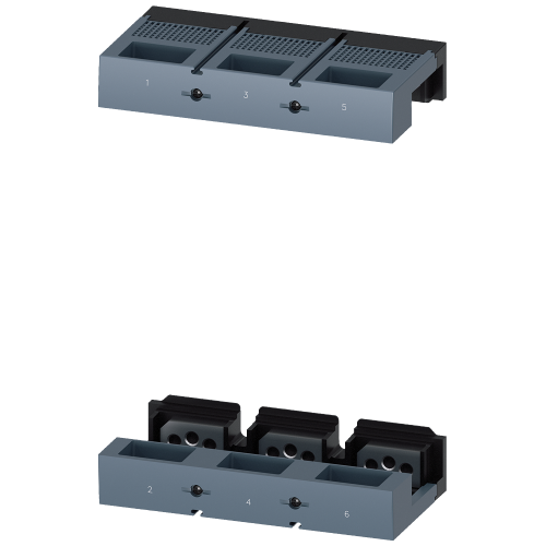 Nut keeper kit 3 units, inch threaded plate, top  bottom for 3VA55/65/66