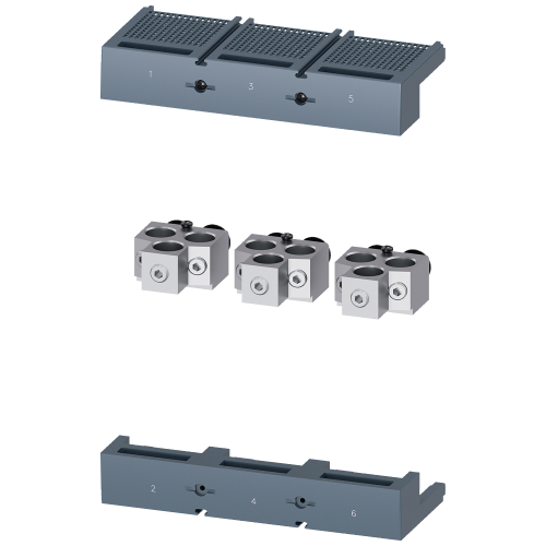 Circular conductor terminal TC3.2 3x 250 - 400 kcmil Cu for 3 cables, 3 units