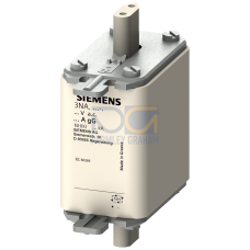 LV HRC fuse element, NH00, In: 50 A, gG, Un AC: 500 V, Un DC: 250 V, Front indicator, live grip lugs