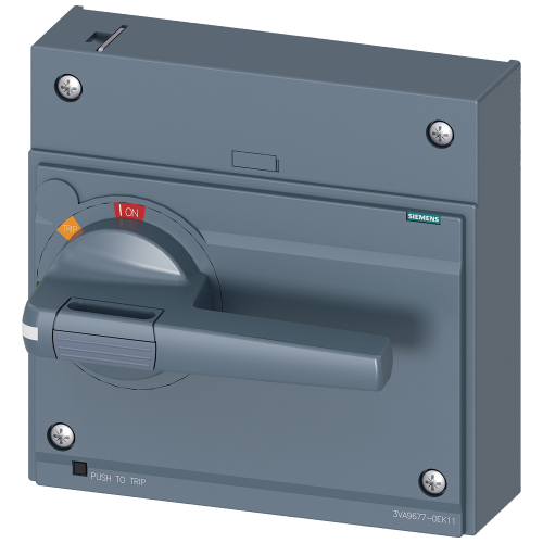 Front mounted rotary operator standard IEC IP30/40 for 3VA55; 3VA65/3VA66