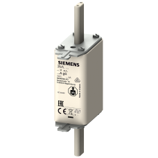 LV HRC fuse element, NH1, In: 63 A, gG, Un AC: 500 V, Un DC: 440 V, Front indicator, live grip lugs