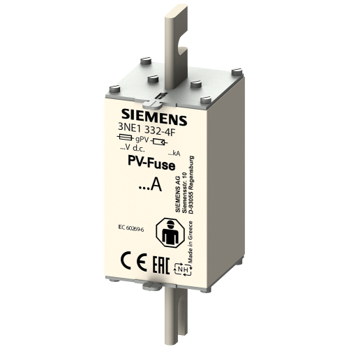 PV fuse link, with slotted blade contacts, NH2L, In: 400 A, gPV