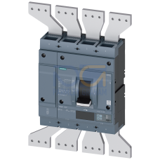 circuit breaker 3VA2 IEC Frame 1250 breaking capacity class M Icu=55 kA @ 415 V 4-pole, line protection ETU550,  LSI, In=1250 A overload protection...