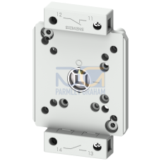 Auxiliary switch, 1 NO+1 NC, 20-150 ms leading, with gold-plated contacts