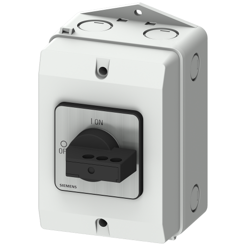 3LD switch disconnector, emergency stop switch, 4-pole, Iu: 16 A, operating power ...